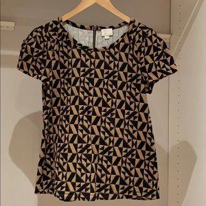 Geometric tee from Anthro